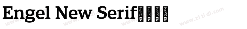 Engel New Serif字体转换